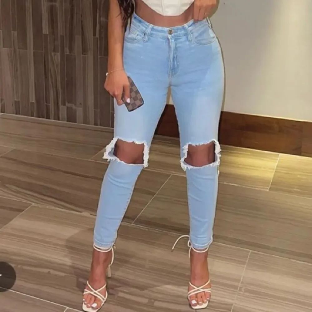 Fashion Nova Super Stretch Blue Dream High Rise